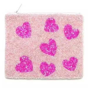 Monedero de mano de último diseño con cuentas bordadas a mano, monedero de moda con color personalizado para mujer - Product Image 6