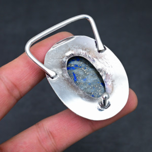 Venta al por mayor de cabujones de lapislázuli azul real, piedras preciosas para joyería femenina - Product Image 4