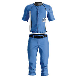 Venta Directa de Fábrica, Uniforme de Béisbol Transpirable Personalizado para Escuelas, Universidades o Clubes, en Todas las Tallas, 100% Poliéster - Product Image 1