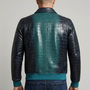 Veste en cuir élégante pour homme, matériau durable, coupe confortable, idéale pour l'hiver, style formel et décontracté - Product Image 4