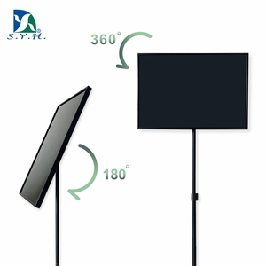 Portable Floor-Standing Magnetic Blackboard with Aluminum Frame and Stable Steel Base - Product Image 3