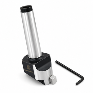 Fresa de corte con vástago MT3 (3/8" British Whitworth) Modelo 548 de acero de herramienta fundido para torno y fresadora con broca HSS, fabricada en Delhi - Product Image 3