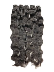 Extensions de cheveux humains vietnamiens naturels ondulés à double étirage 100% cuticules alignés tissage de cheveux prix de gros pour les femmes noires - Product Image 3