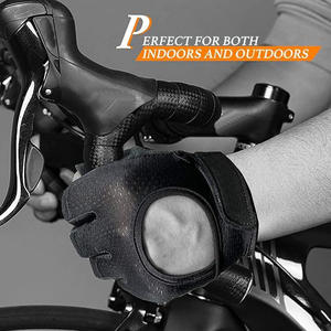 Guantes de gimnasio de medio dedo resistentes para entrenamiento de fuerza, levantamiento de pesas y sesiones de ejercicio intensas - Product Image 1