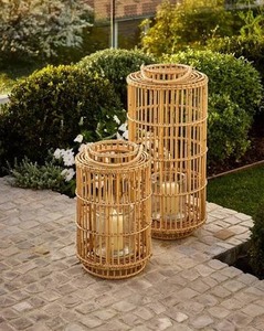 Cubierta de Lámpara de Bambú y Ratán al por Mayor, Portavelas de Ratán Tejido Natural, Decoración de Mesa, Hecho en Vietnam por King Craft Viet - Product Image 3
