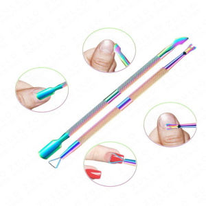 Ensemble de manucure professionnel en acier inoxydable 3 pièces avec coupe-ongles, pousse-cuticules, outils de nail art, service de logo personnalisé - Product Image 5