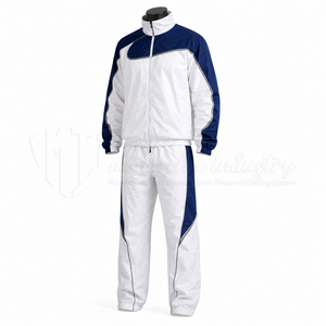 Ensemble de survêtement coupe-vent en nylon pour homme, veste et pantalon de sport légers et imperméables, ensemble d'entraînement athlétique 2 pièces - Product Image 3