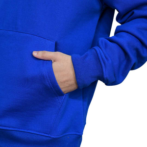 Customized Bulk Wholesale No Pocket <b>Strings</b> Cropped Zipper-Up Hoodie Men 100% Cotton Fleece Hip Hop Custom Puff Printing High - Product Image 4