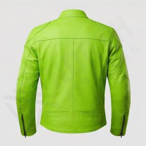 Blouson en cuir pour motos, haute qualité, couleur personnalisée, vêtements de sport, techniques d'impression Hump, pour motards et équipes de course, durable - Product Image 2