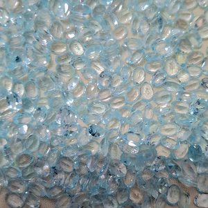 Topacio Azul Tallado, Piedra Preciosa Suelta para Joyería, 6x4 mm, Forma Ovalada, Joyería Hecha a Mano - Product Image 1