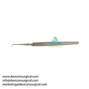 Haute qualité 15.5cm 1.0mm MCGEE coudé Micro crochets d'oreille pour ORL utilisation chirurgicale Source d'alimentation manuelle 90 degrés - Product Image 6