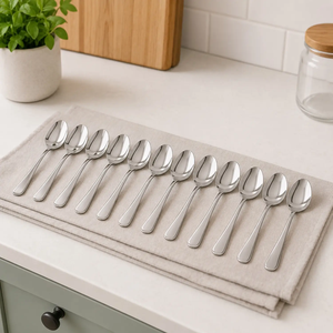 Cuillères en acier inoxydable de haute qualité, 12 pièces, nouveaux modèles personnalisés, couverts en acier inoxydable, meilleur prix - Product Image 1