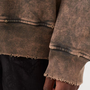 Sudaderas con capucha de algodón y poliéster, con estampado en relieve, gruesas y resistentes, para uso casual. - Product Image 4