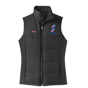Gilet matelassé léger Jack and Jill Chester County Chapter, veste sans manches chaude, vêtement décontracté pour l'extérieur, personnalisable en gros - Product Image 1