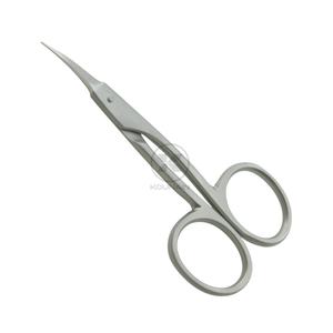 KOUNAIN professionnel sur mesure 9.0cm ciseaux à cuticules de forme droite en acier inoxydable coupe des ongles soins de beauté lame incurvée - Product Image 3