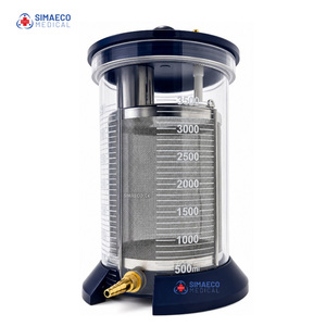 Récipient manuel réutilisable pour la collecte des graisses SIMAECO, 3500 ml, filtre en acier |   Système médical de prélèvement de graisse par aspiration |   Liposuccion des graisses - Product Image 5