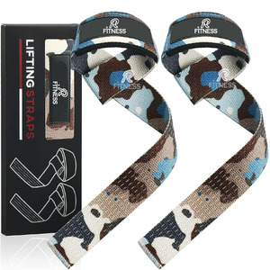 Correas de Algodón Reforzado para Levantamiento de Pesas, para Ejercicios con Barra, Entrenamiento de Fuerza y Culturismo - Product Image 4