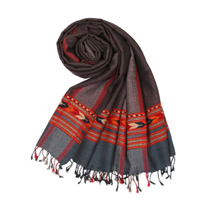 Chal de Lana Largo y Moderno con Estampado Personalizado para Mujer, Alta Calidad, Color Personalizado, Venta al Por Mayor, OEM Disponible, Invierno - Product Image 1