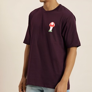 เสื้อยืดคอกลมแขนสั้นทรงโอเวอร์ไซส์ ผ้าโพลีเอสเตอร์คอตตอนเนื้อหนา 280gsm คุณภาพสูง สั่งทำได้ - Product Image 2