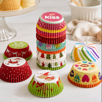Gobelets en papier personnalisés avec logo pour gâteaux, desserts, boulangerie, emballage alimentaire