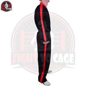 ชุดยูนิฟอร์มศิลปะการต่อสู้แบบฟรีสไตล์สไตล์ดั้งเดิม ทนทาน ผลิตจากโพลีเอสเตอร์ 65% ผ้าฝ้าย 35% ระบายอากาศได้ดี ป้องกันการฉีกขาด เหมาะสำหรับการแข่งขันและการฝึกซ้อมประจำวัน - Product Image 4