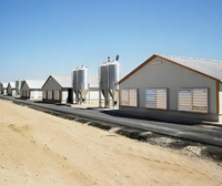 Bâtiment Agricole QCF191, Construction Métallique Préfabriquée, Structure en Acier, Poulailler/Étable à Poulets/Coop de Poulets, Maison de Ferme CN