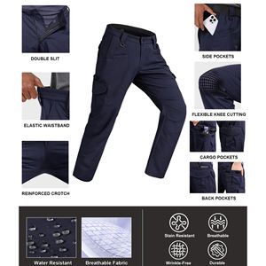 Pantalones de senderismo de estilo único para hombre, con múltiples bolsillos, duraderos, cómodos y elegantes, para montañismo y senderismo. - Product Image 5