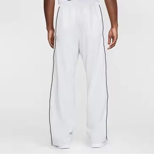 Heavyweight Mid Waist Baggy Sweatpants Men Loose Fit Oversized <b>Fleece</b> <b>Joggers</b> Wide Leg Casual Drawstring Closure Streetwear - Product Image 2