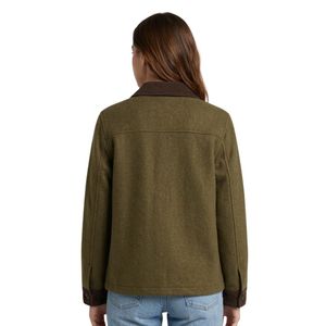 Chaquetas de Lana para Mujer, Talla Grande, Cierre de Botón, Manga Larga, Chaquetas Cálidas de Lana y Poliéster - Product Image 2