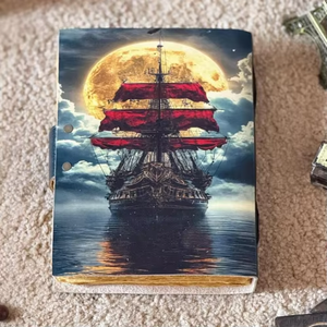 Sailing Ship Embossed Leather Animal Journal Handmade <b>Book</b> <b>Shadows</b> Vintage Deckle Paper Notebook Gift Men Women 200 Page Travel - Product Image 2