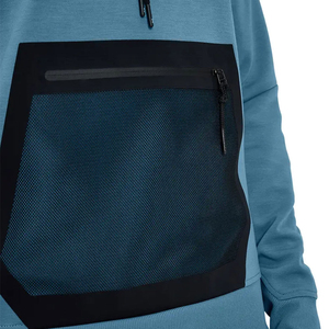 Sudadera con Capucha Azul para Hombre, Manga Raglán, Holgada, Transpirable, con Bolsillo de Malla, Estilo Casual para Otoño, BRG Sudaderas con Capucha para Hombre - Product Image 6