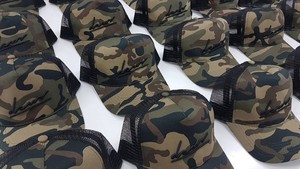 Trapsuit Camouflage Snapback <b>Cap</b> 6-Panel Adjustable Unisex Street Style Baseball Hat with Embroidery Logo Front Panel - Product Image 4