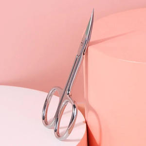 กรรไกรตัดเล็บรัสเซียคุณภาพสูง สแตนเลสสตีล กรรไกรตัดคิ้วมืออาชีพ ตัดแต่งขนจมูก อุปกรณ์แต่งหน้า - Product Image 5