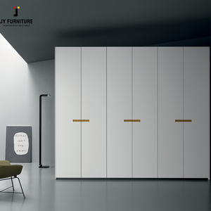 Armario RTA de estilo europeo JY, proveedor vietnamita de madera dura con estantes y cajones para dormitorio u hotel - Product Image 5