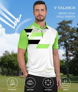 เสื้อโปโลพรีเมียมสำหรับผู้ชาย ป้องกันกลิ่น ป้องกันแสงแดด UPF 50 ระบายอากาศได้ดี เสื้อกอล์ฟ ซับเหงื่อ แห้งเร็ว เสื้อแขนสั้นสำหรับฤดูร้อน - Product Image 2