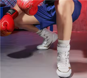 Calzado Deportivo HAWK SPORTS INDUSTRIES, Zapatos de Lucha Unisex Tipo Boxer, Parte Superior de Malla con Cordones, Suela de Goma, Calzado de Entrenamiento de Combate para Invierno, Gimnasio - Product Image 3