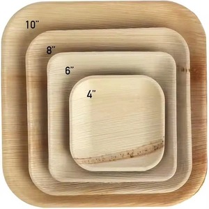 Divided Palm Leaf Meal Tray Eco Friendly <b>Disposable</b> Sectional <b>Plate</b> - Macy - Product Image 4