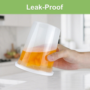 Containers <b>Lids</b> Leak-Proof BPA Free Takeout Plastic Food Storage Containers Biodegradable Eco-Friendly <b>Disposable</b> Soup Bucket - Product Image 3