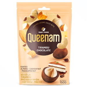 Factory Bestseller Delicious Dragee <b>Chocolate</b> OEM/ODM HALAL Tiramisu <b>Chocolate</b> Coated Almond Cashew Macadamia Nuts 150G Snacks - Product Image 1