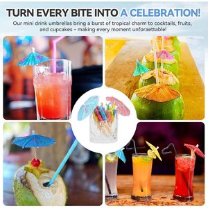 Set di 50 Stuzzicadenti Decorativi da 4,25 Pollici per Aperitivi e Bevande, Spiedini per Feste e Decorazioni - Product Image 1