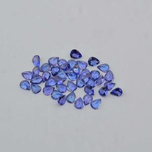 4x6mm Naturel Bleu Profond Tanzanite Facettes Poire Coupe Pierres Précieuses En Vrac En Gros IGI Certifié Calibré Pierre Bijoux Meilleur Prix - Product Image 4
