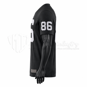 Jersey de fútbol americano sublimado personalizado a precio de fábrica, con malla bordada y cosida, para unisex. - Product Image 3