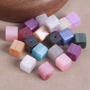 Cuentas Redondas de Resina Acrílica con Patrón de Remolino Azul y Blanco, Cuentas Espaciadoras Sueltas con Diseño Marmoleado para la Fabricación de Joyería y Manualidades - Product Image 4