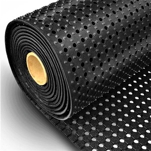Tapete de Goma Negro en Rollo, el Más Vendido, Duradero, Impermeable y Flexible, para Garaje, Taller, Almacén - Product Image 5