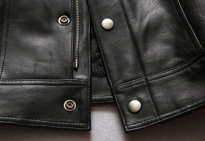 Chaleco de Cuero para Hombre de Último Diseño y la Mejor Calidad a Precio de Mayoreo, Colores Personalizados, Talla Ajustable, Chaleco de Cuero para Hombre, Ropa Casual - Product Image 6