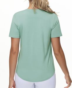 T-shirt pour femme de haute qualité 100% coton imprimé, vente en gros, style décontracté d'été, t-shirt à manches courtes pour femme - Product Image 2