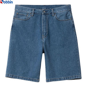 Pantalones Cortos de Mezclilla para Hombre, Estilo Urbano, Vintage, Holgados, de Trabajo, a la Moda, Jorts, Pantalones Cortos de Mezclilla Holgados - Product Image 3