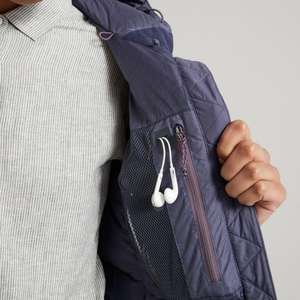 Veste matelassée en nylon pour femmes, respirante, chaude, imperméable, écologique, réversible, coupe-vent, avec doublure en bambou - Product Image 4