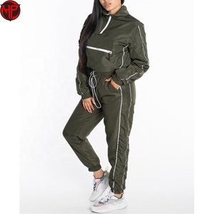 Women Windbreaker Nylon Tracksuit <b>Set</b> 2 <b>Piece</b> <b>Set</b> Lightweight <b>Mesh</b> Lining Waterproof Breathable Windbreaker Tracksuits <b>Set</b> - Product Image 3