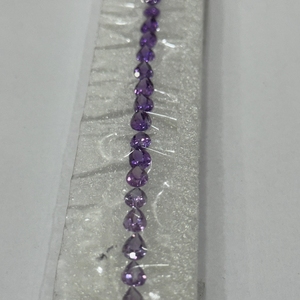 High Quality Natural African <b>Amethyst</b> Pear Cut 27 Piece Set 16.21 Carat 7x5mm Loose Gemstones for <b>Bracelet</b> Necklace Jewelry - Product Image 6